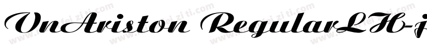 VnAriston RegularLH字体转换